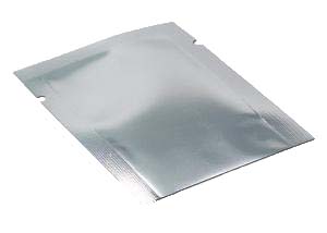 Leak-Proof Silver Colour 3 Sided Seal Pouch