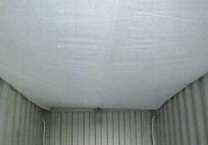 Condensation Terminator Sheet in a shipping container