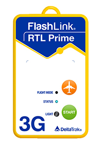 A 3G Delta Trak In-Transit Real Time Loggers Which Has Indication For Flight Mode, Status And Light
