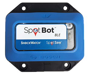 A Blue Colour Spotbot™ BLE Impact Data Logger